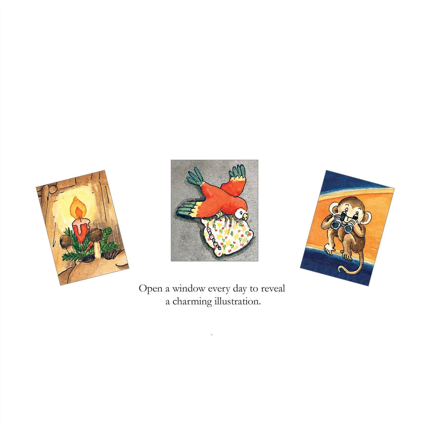 Christmas Advent Calendar Baby Jesus And The Animals | Picture Advent Calendar