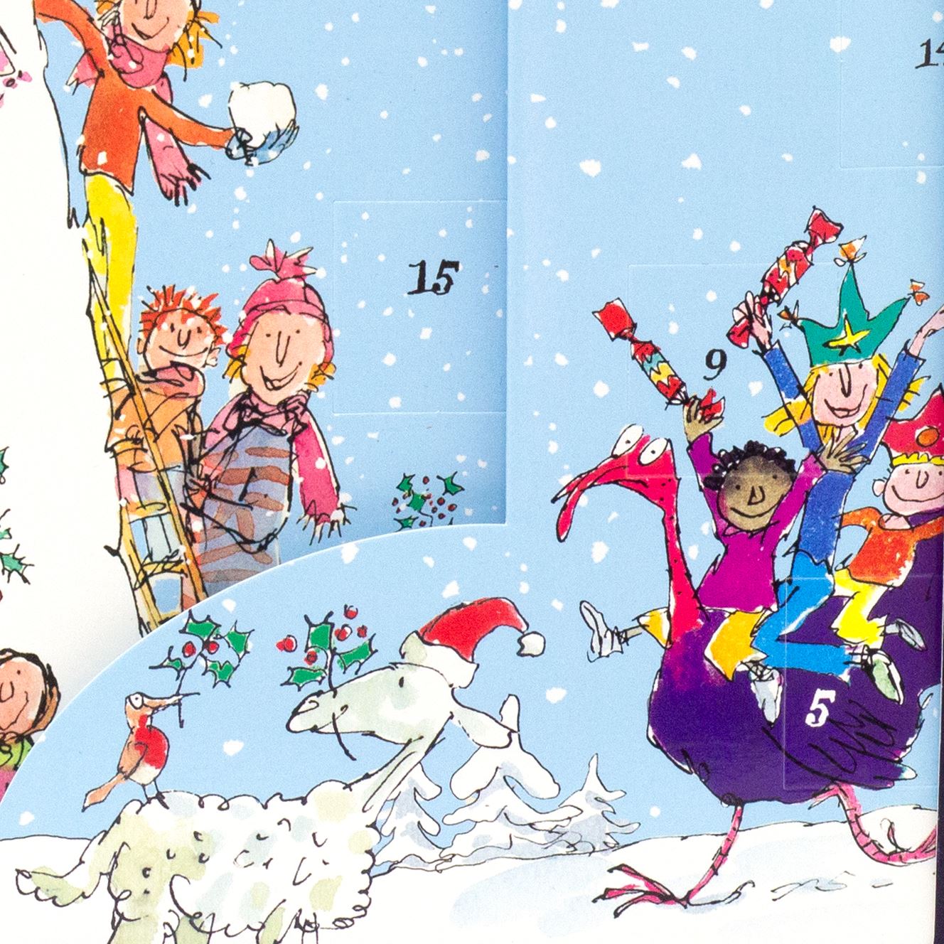 3D Quentin Blake Snow Time Christmas Advent Calendar | Picture Advent Calendar