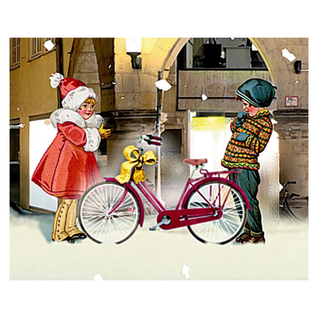 Christmas Advent Calendar Wintry City | Traditional Picture Advent Calendar