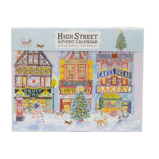 3D High Street Christmas Advent Calendar | Advent Calendar Pop - Up Winter Scene