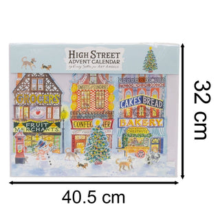 3D High Street Christmas Advent Calendar | Advent Calendar Pop - Up Winter Scene