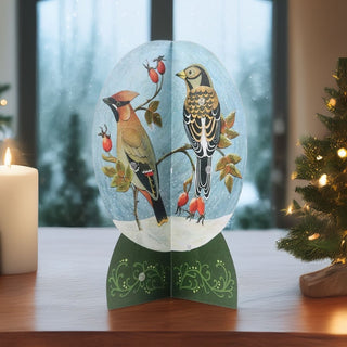 3D Snow Globe Christmas Advent Calendar | Advent Calendar with British Birds