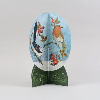 3D Snow Globe Christmas Advent Calendar | Advent Calendar with British Birds