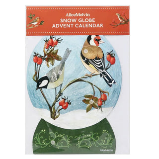 3D Snow Globe Christmas Advent Calendar | Advent Calendar with British Birds