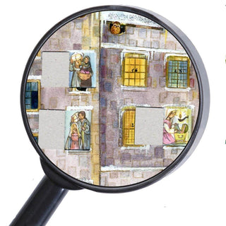 3D Snowy Castle Christmas Advent Calendar | Traditional Picture Advent Calendar