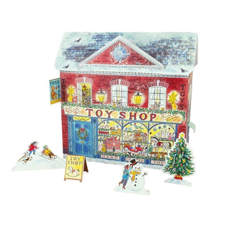 3D Toy Shop Christmas Advent Calendar | Advent Calendar with Pop - Up Characters