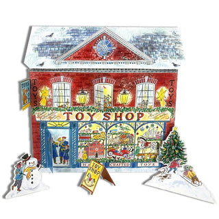 3D Toy Shop Christmas Advent Calendar | Advent Calendar with Pop - Up Characters