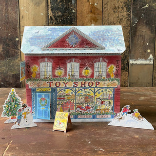 3D Toy Shop Christmas Advent Calendar | Advent Calendar with Pop - Up Characters