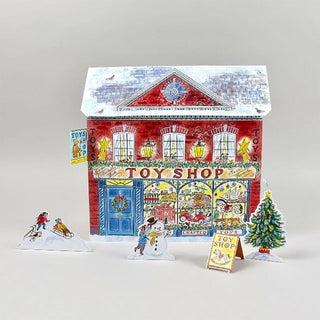 3D Toy Shop Christmas Advent Calendar | Advent Calendar with Pop - Up Characters