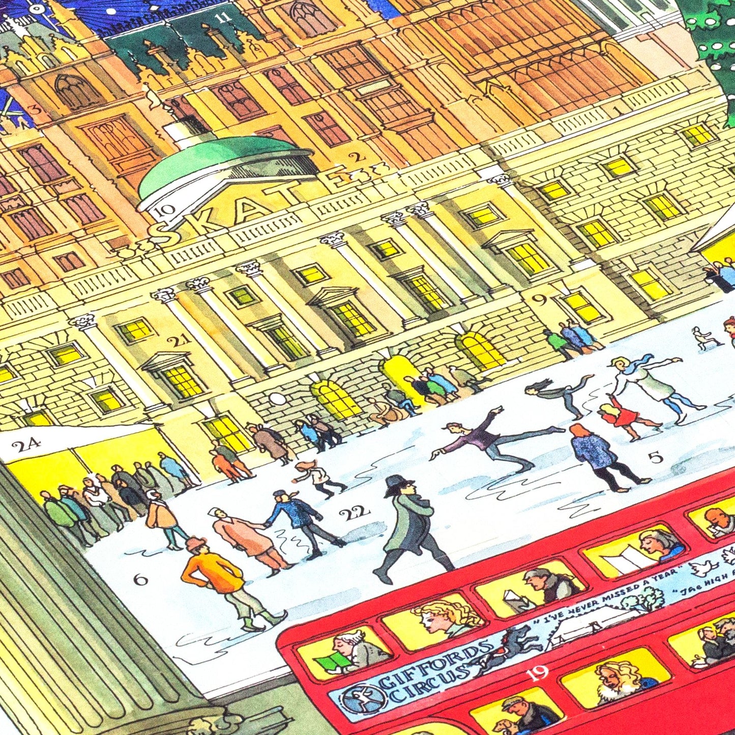 Christmas Advent Calendar Ice Skating At Somerset House | London Advent Calendar