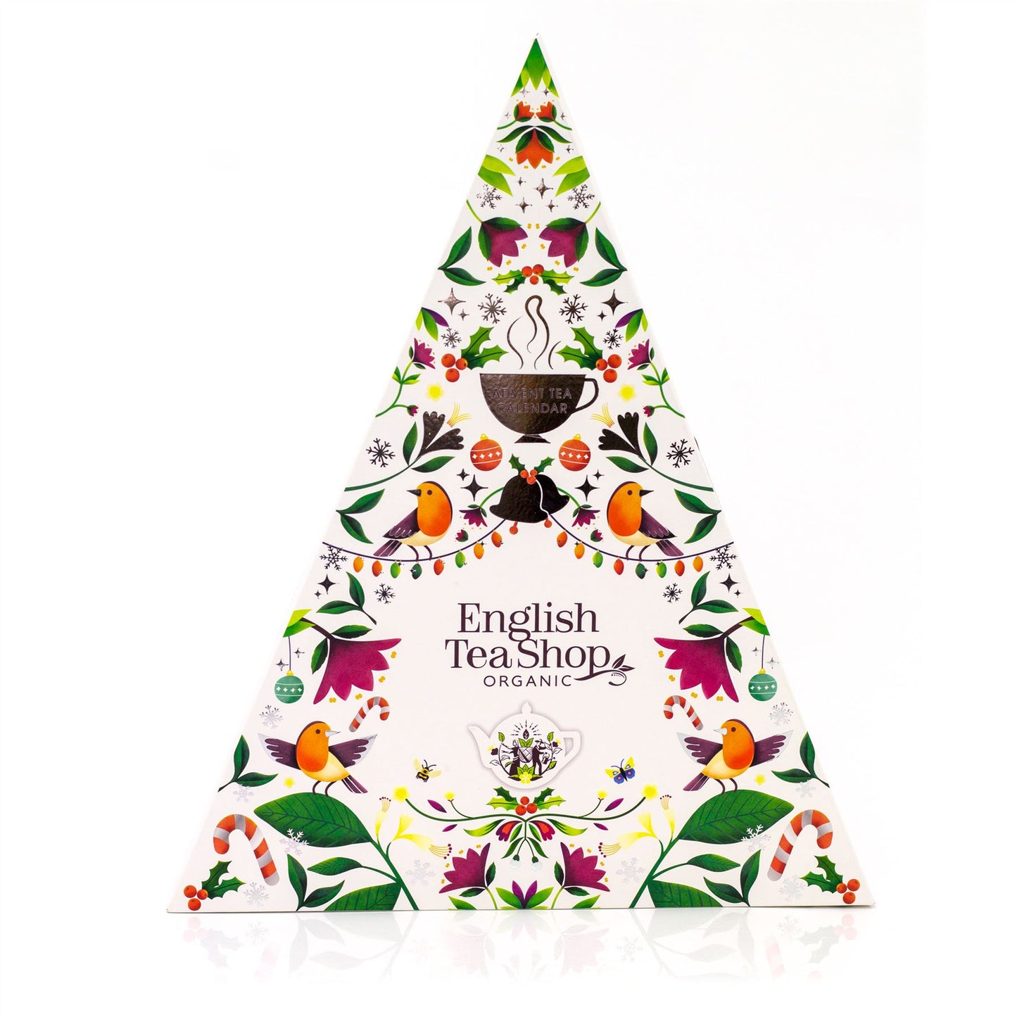 Christmas Organic Herbal Tea Advent Calendar | 25 Pyramid Bag Tea Selection Box