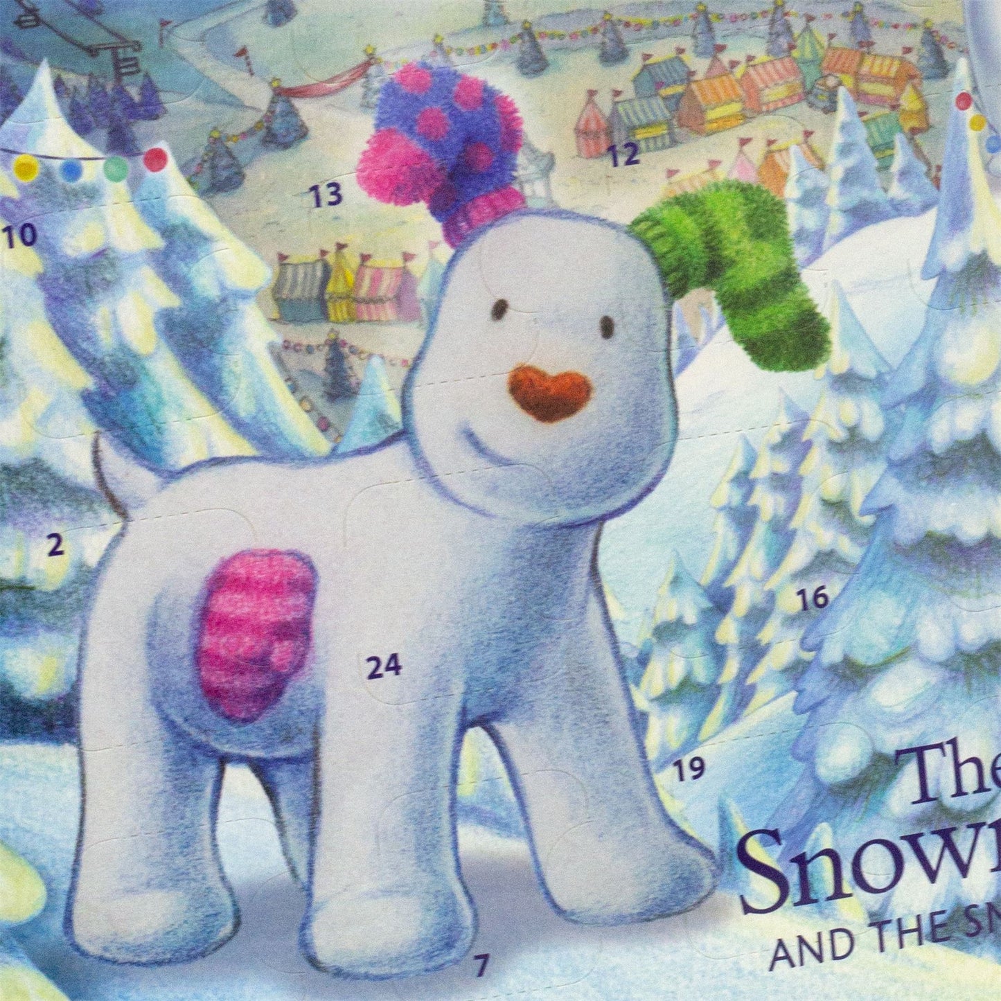 The Snowman and The Snowdog Crunchies Dog Treat Christmas Advent Calendar