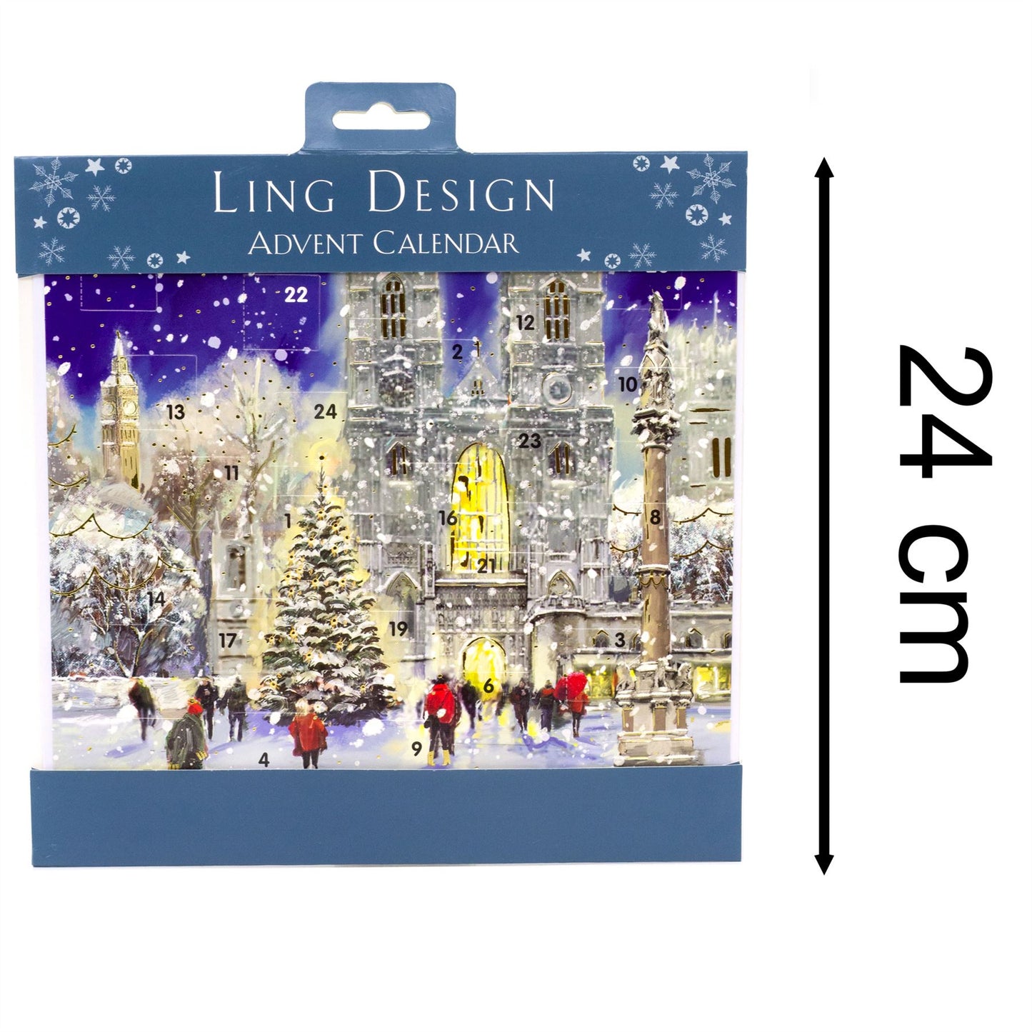 Christmas Advent Calendar Westminster Abbey | Advent Calendar And Envelope