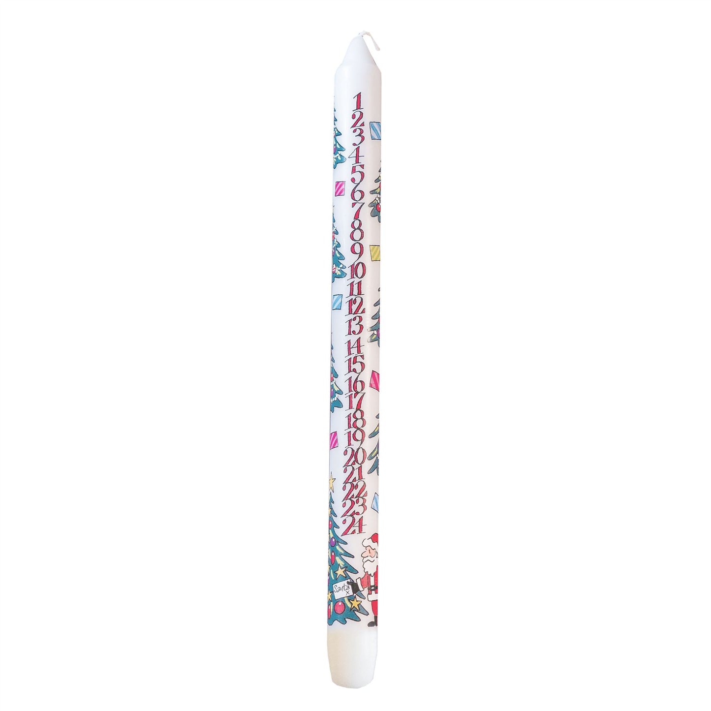 Countdown To Christmas Advent Candle | Advent Christmas Candle - Christmas Tree