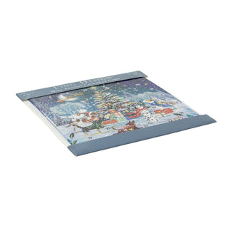 Around the Tree Christmas Advent Calendar Greetings Card | Door Advent Calendar