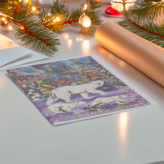 Aurora Bears Advent Calendar Greetings Card | Christmas Advent Calendar