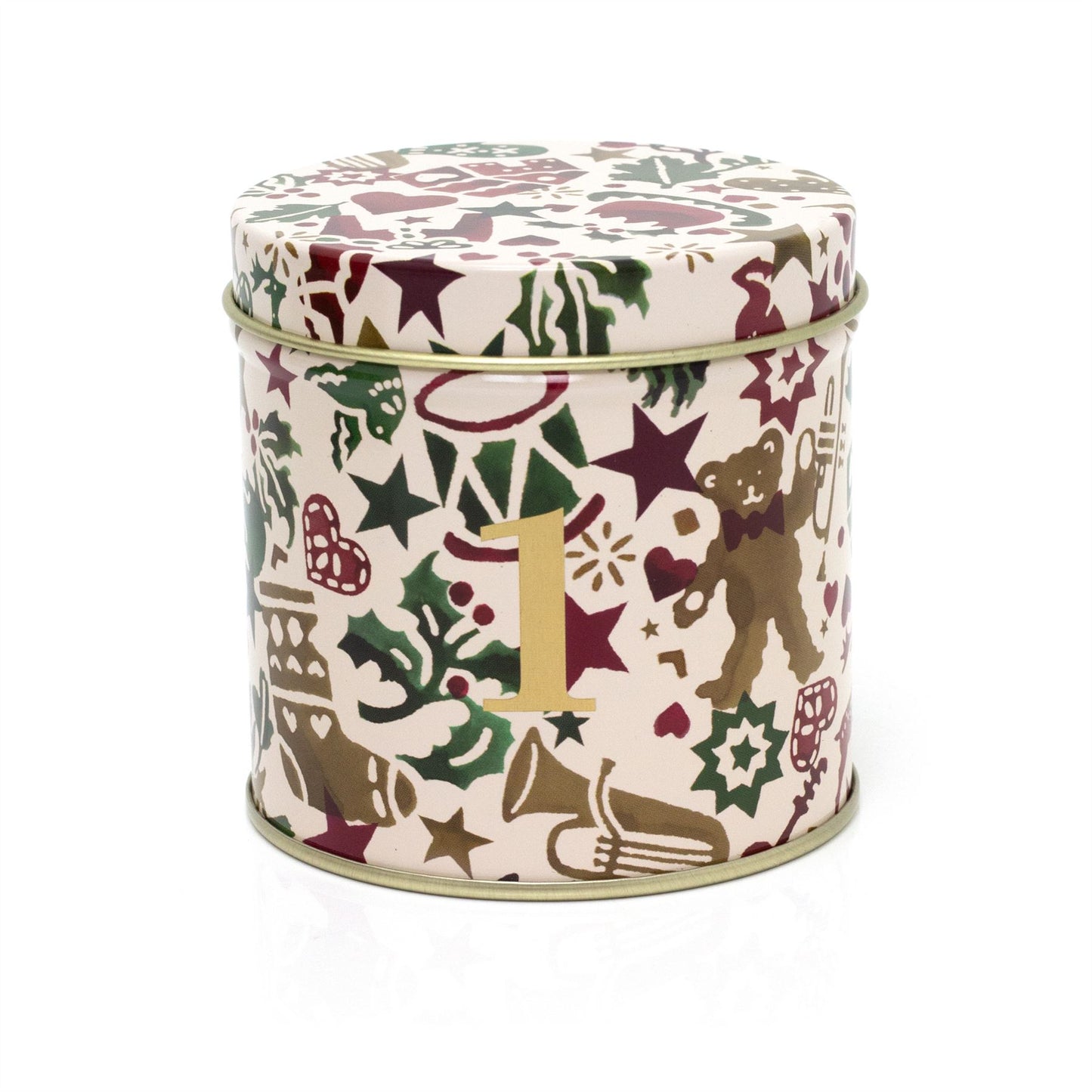 Emma Bridgewater - Christmas Joy Advent Tin Calendar | Christmas Advent Calendar