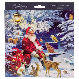 Christmas Advent Calendar Father Christmas | Traditional Picture Advent Calendar
