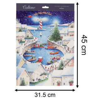 Christmas by the Sea Advent Calendar | Large Traditional Picture Advent Calendar