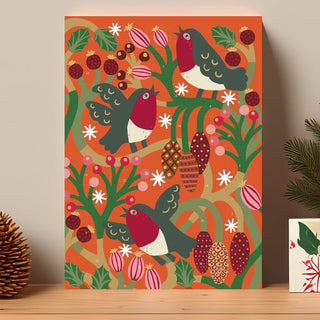 Christmas Chorus Advent Calendar | Festive Robins Christmas Advent Calendar