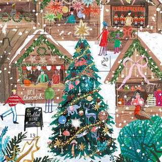 Christmas Market Advent Calendar | Traditional Christmas Advent Calendar