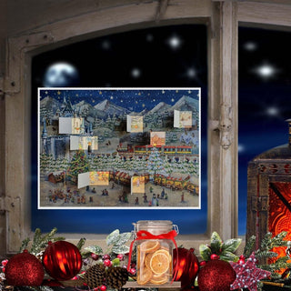 Christmas Market at the Castle Advent Calendar | Christmas Advent Calendar