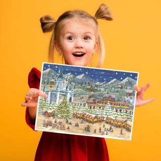 Christmas Market at the Castle Advent Calendar | Christmas Advent Calendar