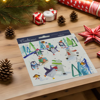 Wintertime Fun Advent Calendar Greetings Card | Christmas Advent Calendar