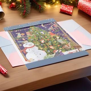 Decorating the Tree Christmas Advent Calendar | Snowman Advent Calendar