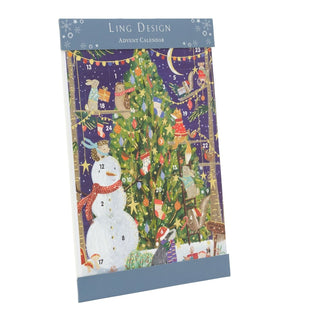 Decorating the Tree Christmas Advent Calendar | Snowman Advent Calendar