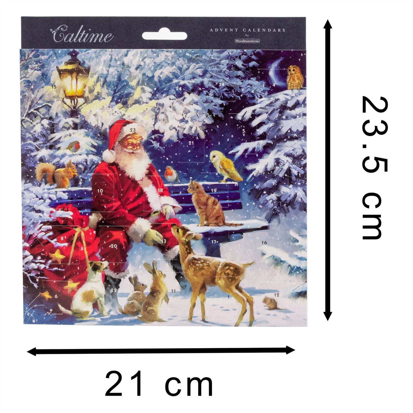 Christmas Advent Calendar Father Christmas | Traditional Picture Advent Calendar