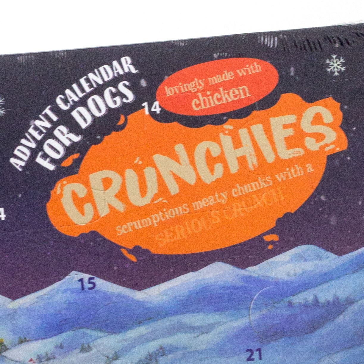 The Snowman and The Snowdog Crunchies Dog Treat Christmas Advent Calendar