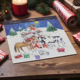 Festive Farmyard Christmas Advent Calendar | Animals Christmas Advent Calendar