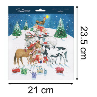 Festive Farmyard Christmas Advent Calendar | Animals Christmas Advent Calendar