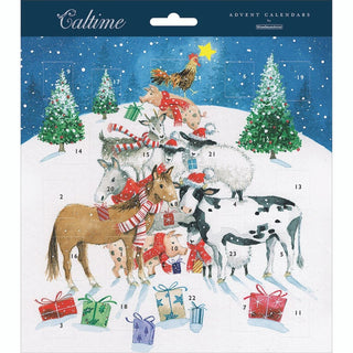 Festive Farmyard Christmas Advent Calendar | Animals Christmas Advent Calendar