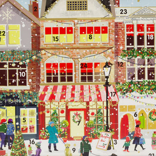 Festive Street Christmas Advent Calendar | Traditional Picture Advent Calendar
