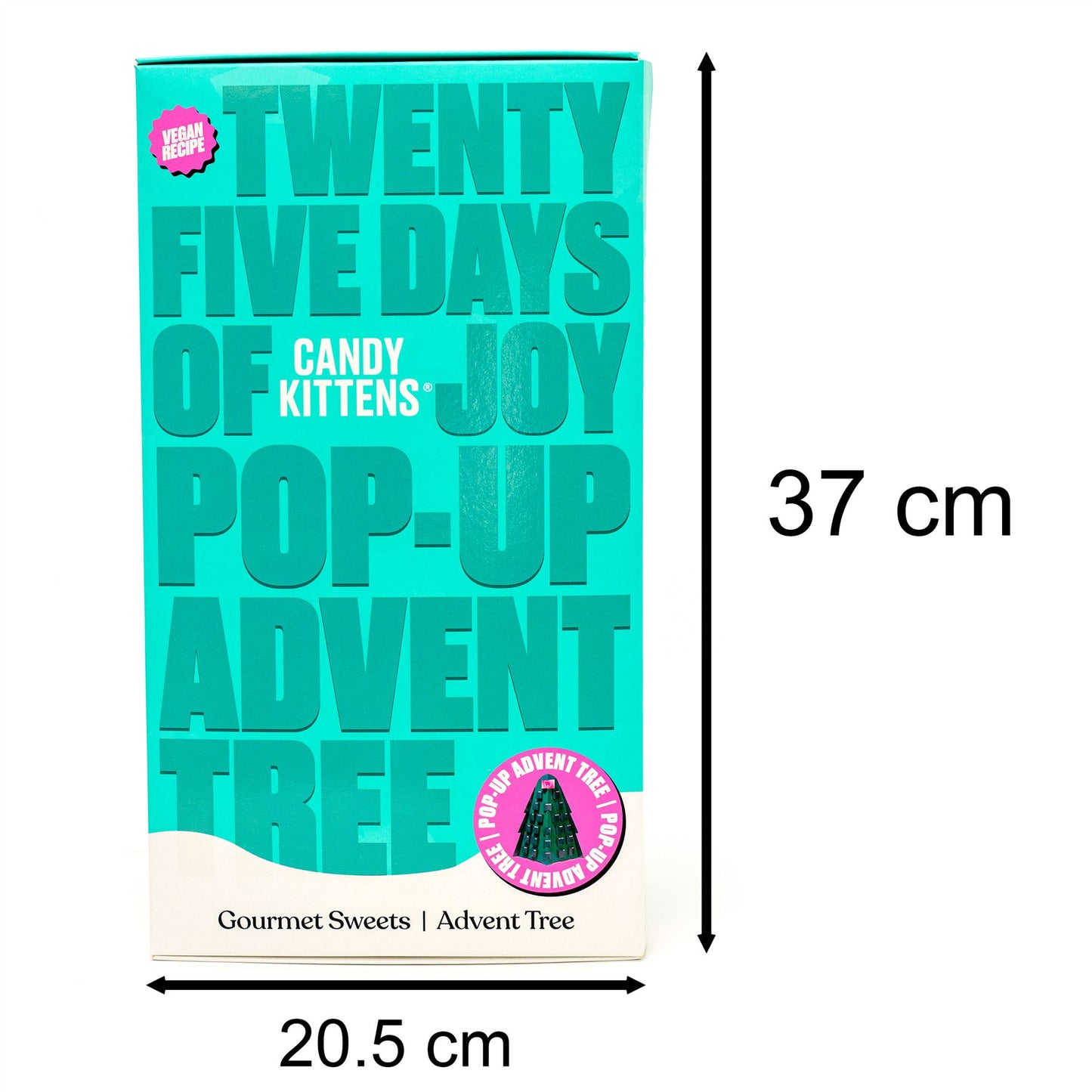 3D Pop-up Tree Advent Calendar | Vegan Gourmet Sweets Christmas Calendar