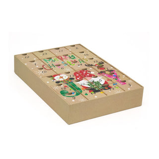 Fill Your Own Christmas Advent Calendar | Large Reusable Advent Calendar 38x26cm