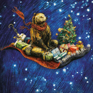 Flying Bear Christmas Advent Calendar | Traditional Picture Advent Calendar