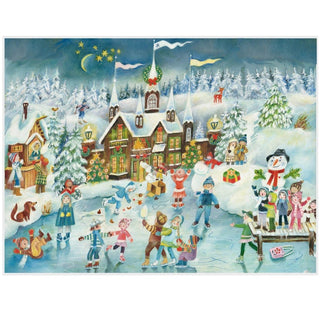 Ice Skating Joys at the Castle Advent Calendar | Christmas Advent Calendar