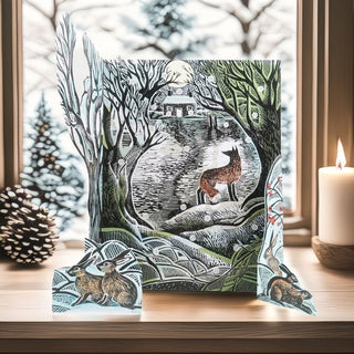 Midnight Fox Christmas Advent Calendar | 3D Woodland Picture Advent Calendar