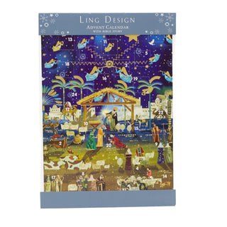 Nativity and Angels Christmas Advent Calendar | Religious Advent Calendar
