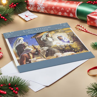 Nativity Scene Christmas Advent Calendar | Traditional Advent Calendar