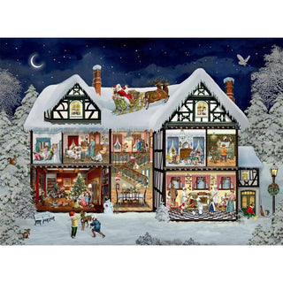 Nostalgic Christmas Time Advent Calendar | Traditional Advent Calendar - A3