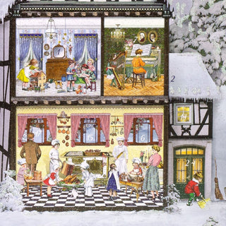 Nostalgic Christmas Time Advent Calendar | Traditional Advent Calendar - A3
