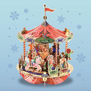 Pop & Build - Carousel Countdown | 3D Pop - up Christmas Advent Calendar