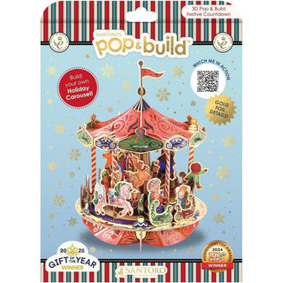 Pop & Build - Carousel Countdown | 3D Pop - up Christmas Advent Calendar