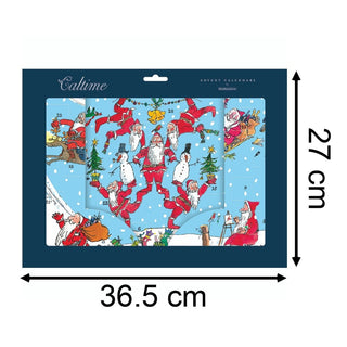 Quentin Blake Active Santa Christmas Advent Calendar 3D Fold - Out Advent Calendar