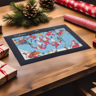 Quentin Blake Active Santa Christmas Advent Calendar 3D Fold - Out Advent Calendar