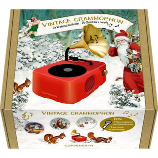 Retro Gramophone Musical Advent Calendar | Music Box Christmas Advent Calendar